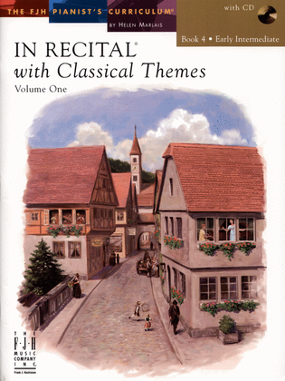 Book cover for In Recital, with Classical Themes - Book 4