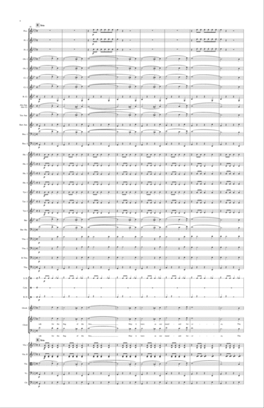 Stars and Stripes Forever (Orchestra and/or Concert Band, with optional Chorus) 11