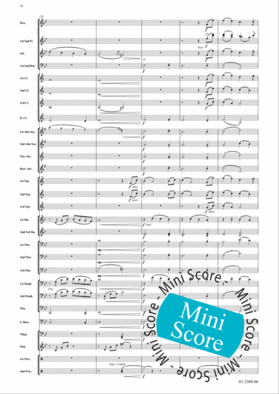 Moby Dick Concert Band scores gallery preview page 32