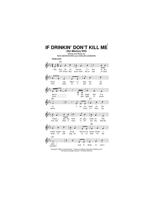 Book cover for If Drinkin' Don't Kill Me (Her Memory Will)