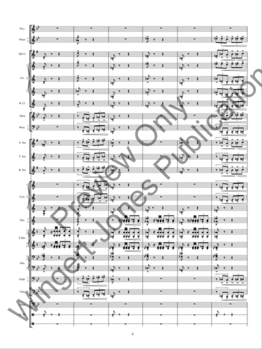 La Tregenda Concert Band scores gallery preview page 7