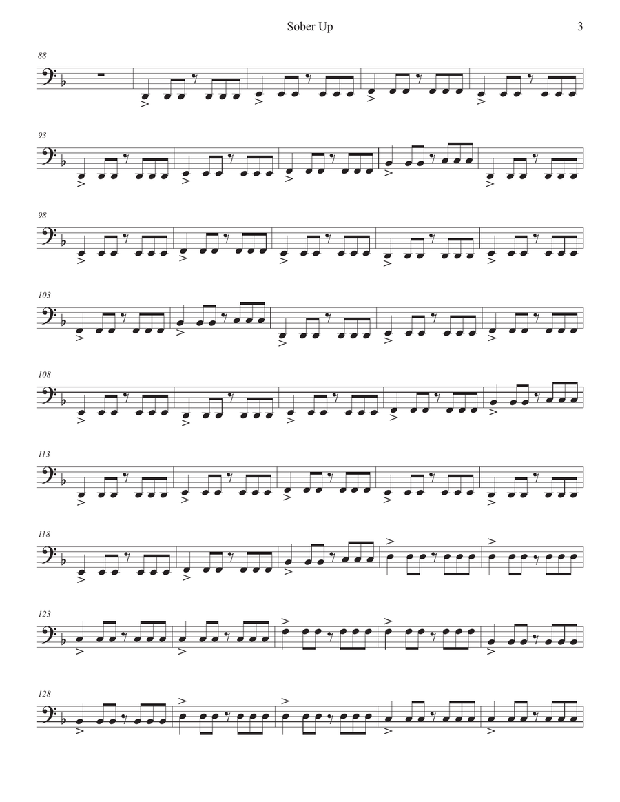 Sober Up Sober Up String Trio scores gallery preview page 3