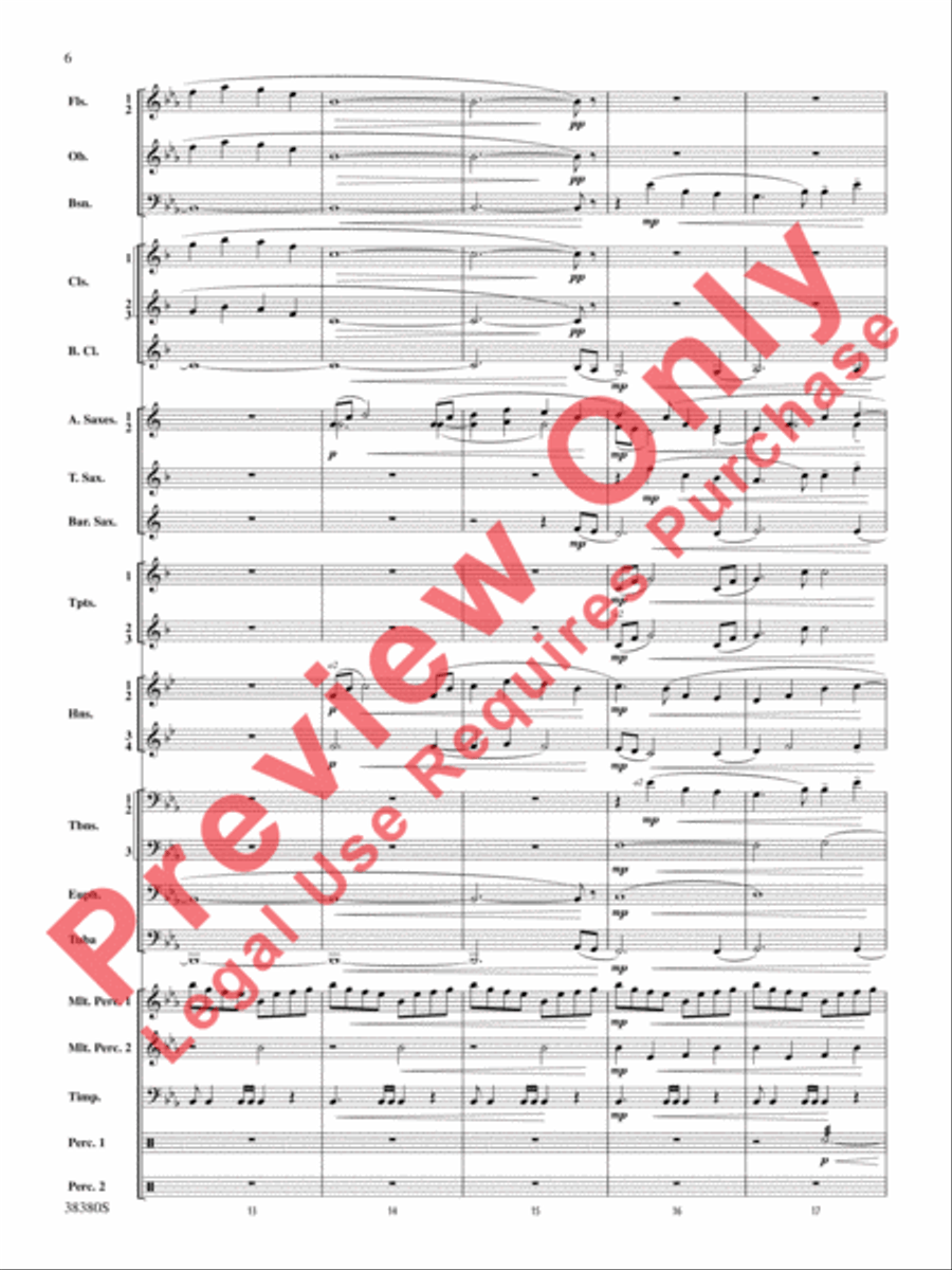 And In the End It Was Earth Concert Band scores gallery preview page 7