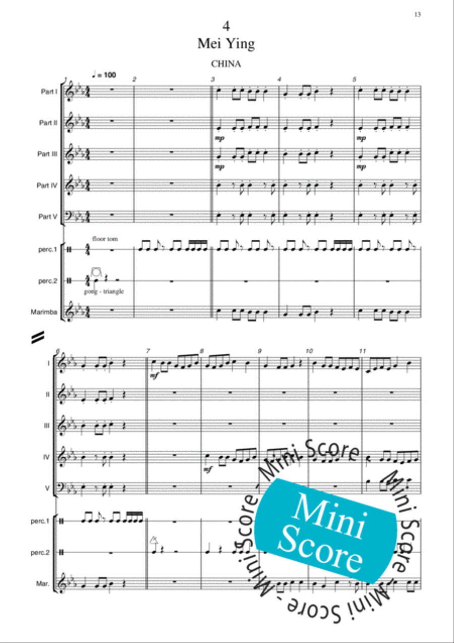Global Girls Concert Band scores gallery preview page 17