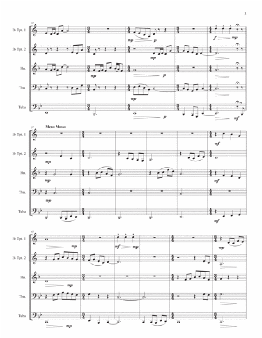 Triomphe Triomphe Brass Ensemble scores gallery preview page 6