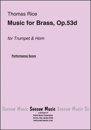 Music for Brass, Op.53d