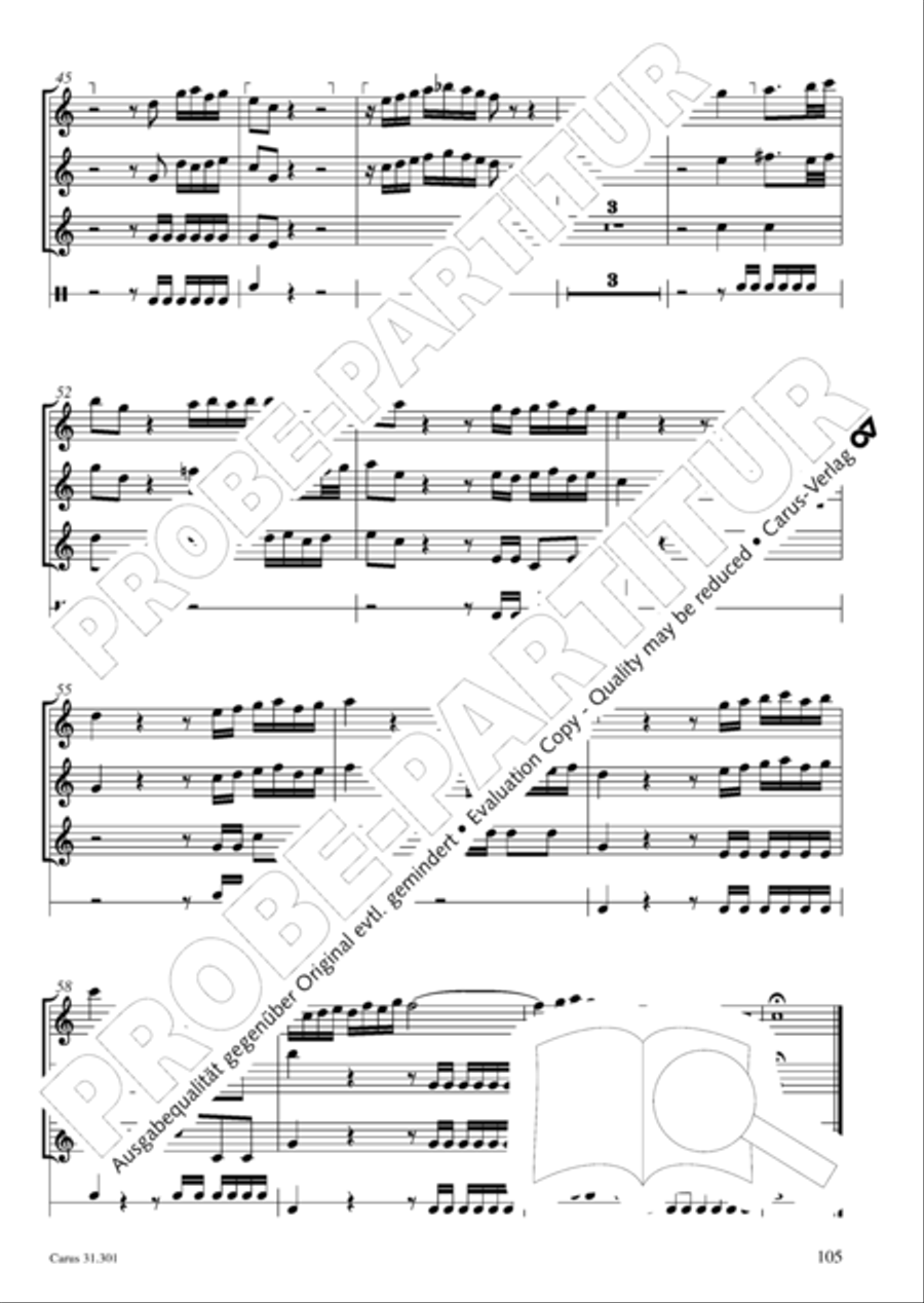 Bach for Brass 1: Cantatas I Voice scores gallery preview page 114
