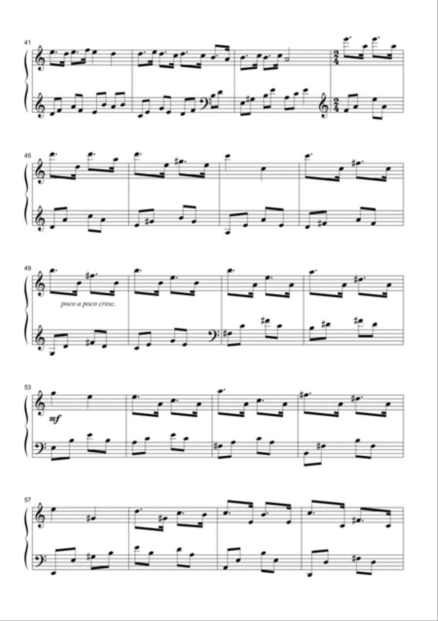 Valentina, Stolpersteine Variations Piano Solo scores gallery preview page 3