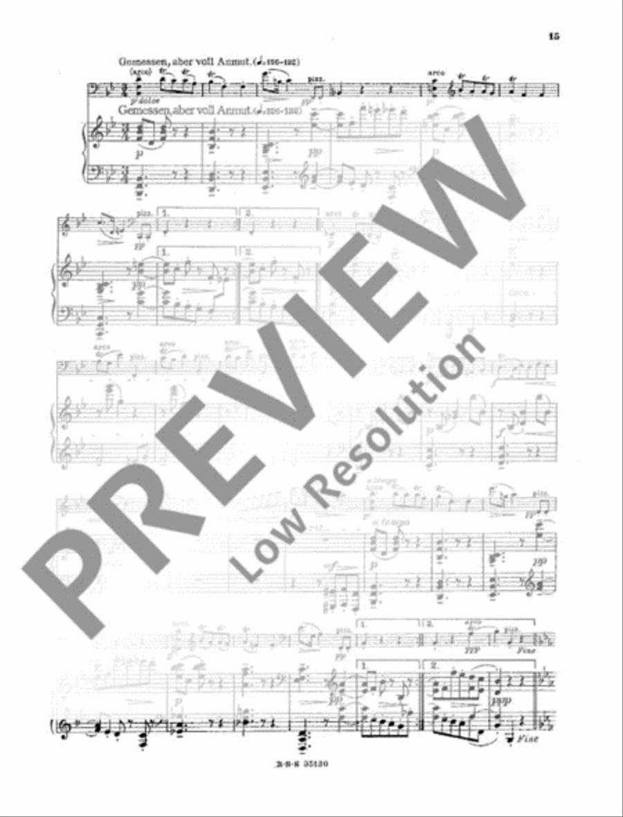 Ein Sommermärchen Cello Solo scores gallery preview page 16