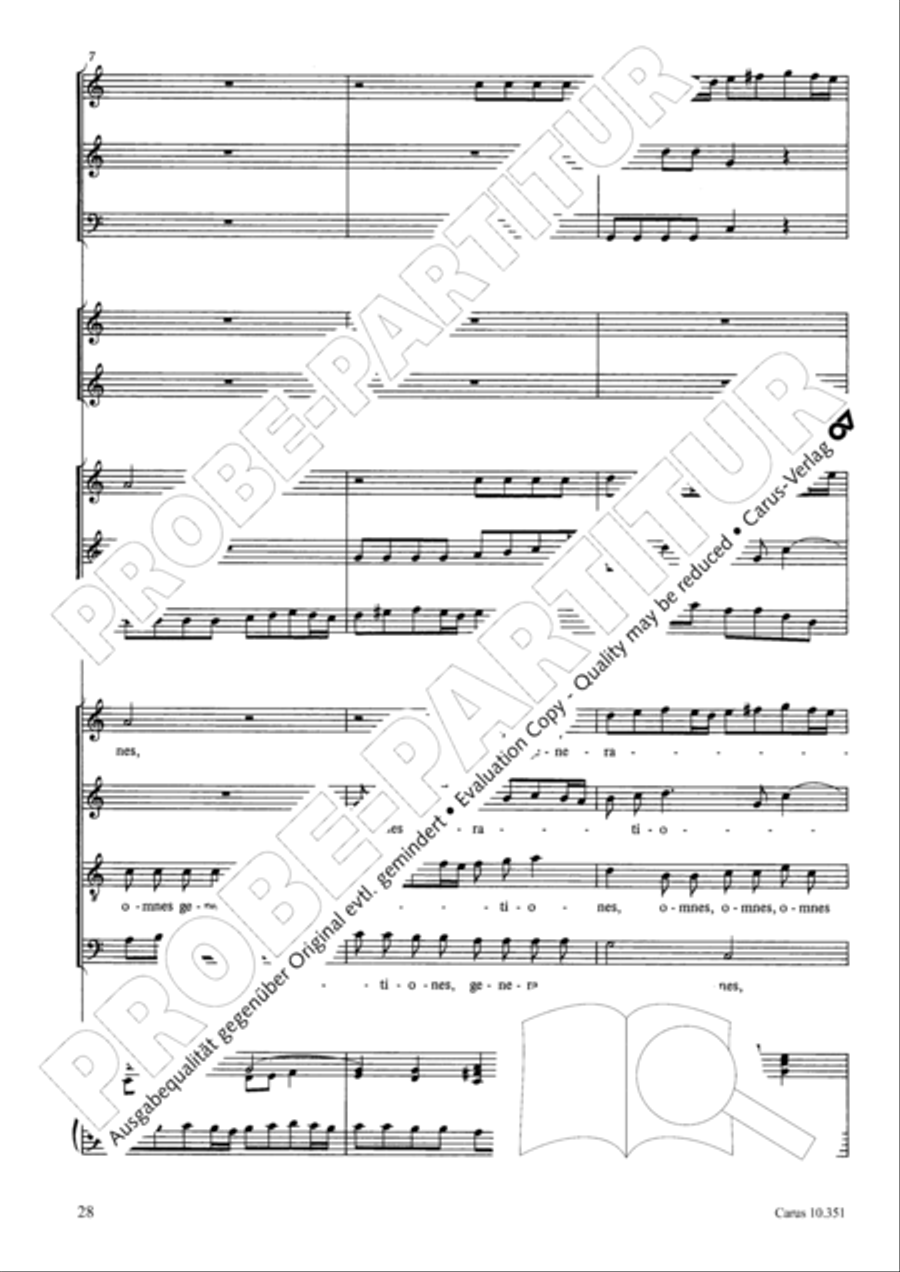 Magnificat Magnificat 4-Part scores gallery preview page 29