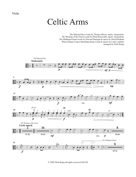 Celtic Arms - Viola part