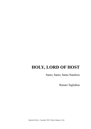 HOLY, LORD OF HOST - Christmas Holy - For Oboe, String quartet, Organ and SATB Choir