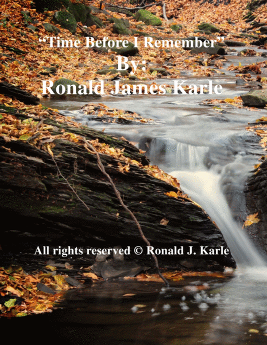 Time Before I Remember by :Ronald J. Karle image number null
