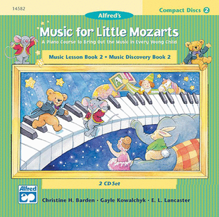 Book cover for Music for Little Mozarts - Book 2 (CDs)