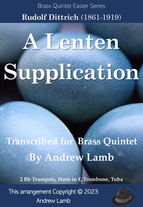 Book cover for A Lenten Supplication