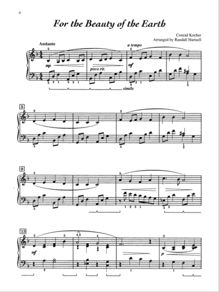 Hymns in Reflection Piano Solo scores gallery preview page 3