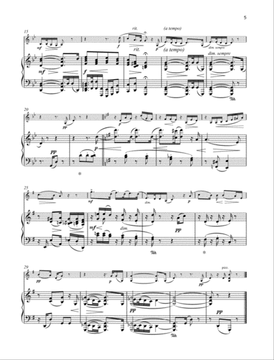 Phantasy Piece G major Op. 90, No. 1 Violin Solo scores gallery preview page 2