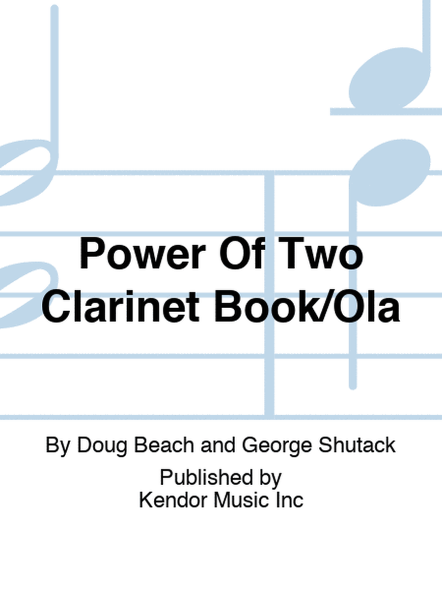 Power Of Two Clarinet Book/Online Audio