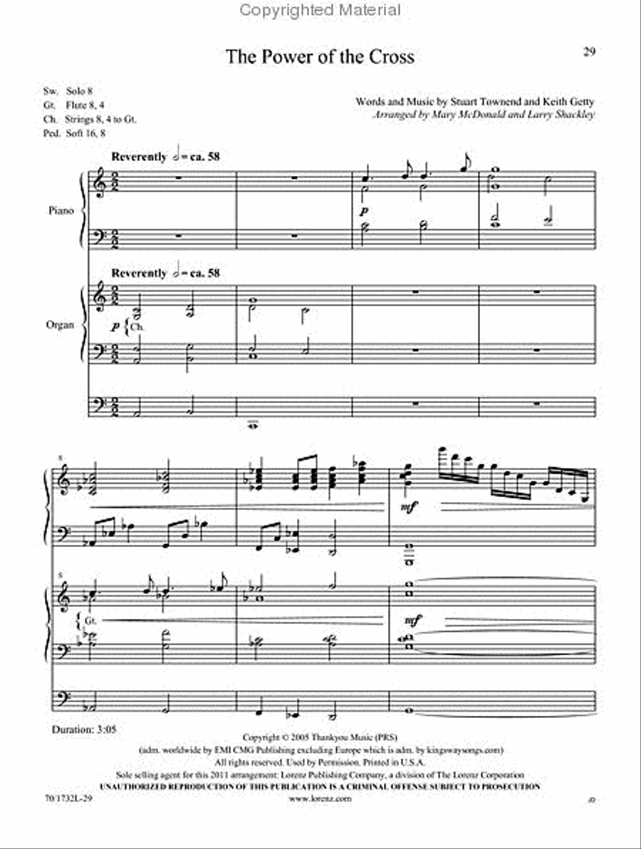 Powerful Praise Organ scores gallery preview page 5