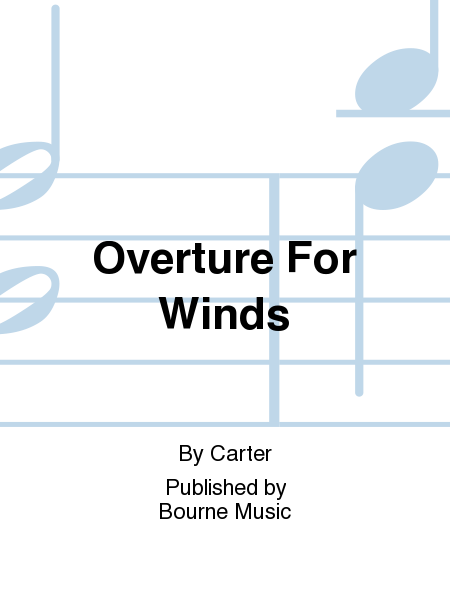full score to Overture For Winds [Carter] med