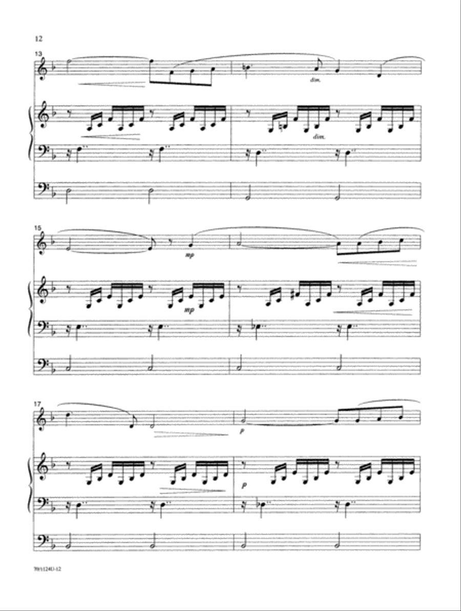Wedding Classics for Trumpet and Organ Trumpet scores gallery preview page 9