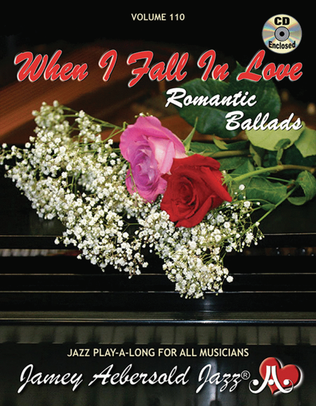 Book cover for Volume 110 - "When I Fall In Love" - Romantic Ballads
