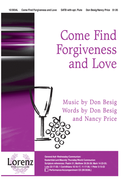 Come Find Forgiveness and Love image number null