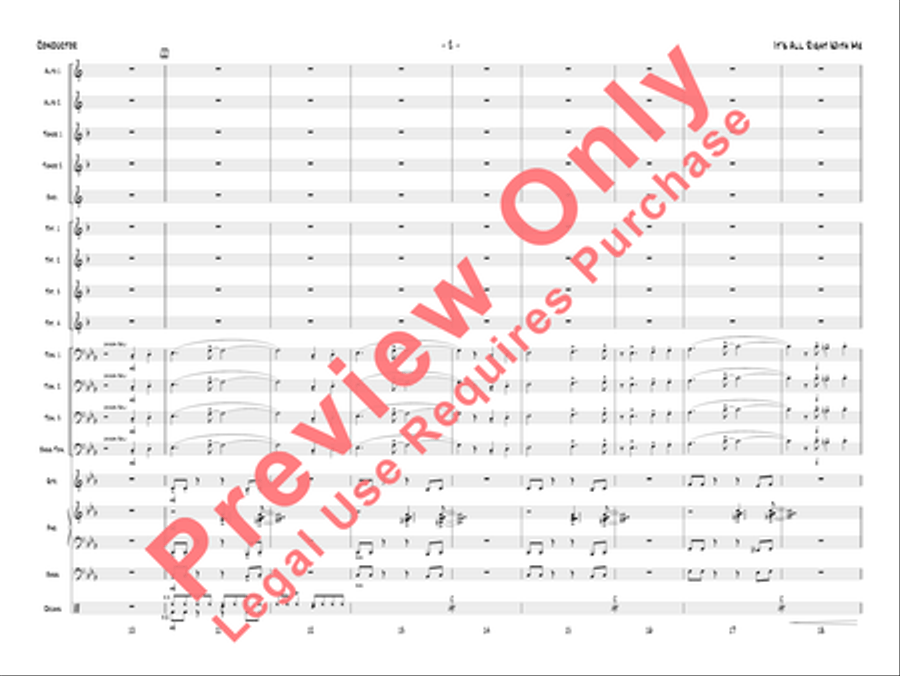 It's All Right with Me Jazz Ensemble scores gallery preview page 5