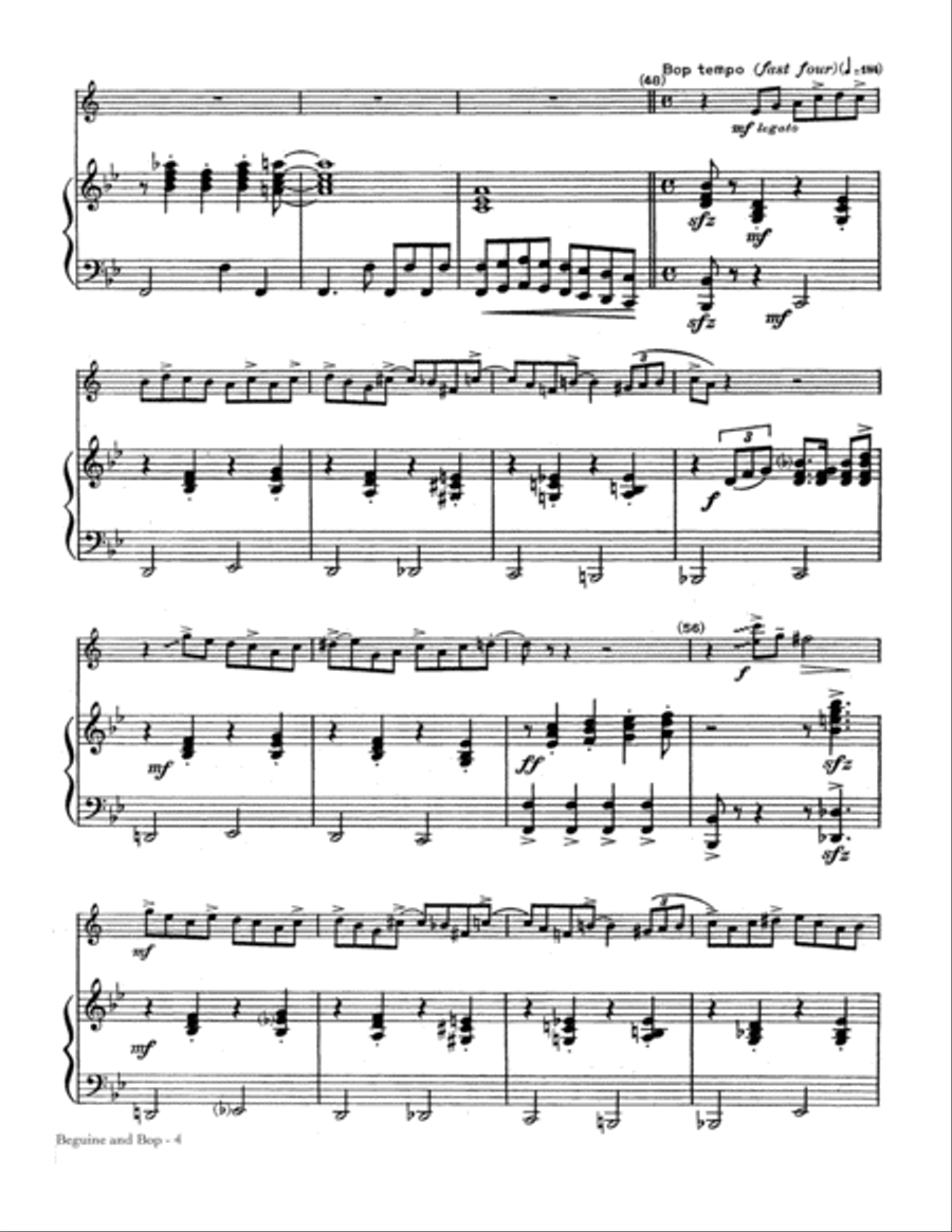 Beguine And Bop School and Community scores gallery preview page 4