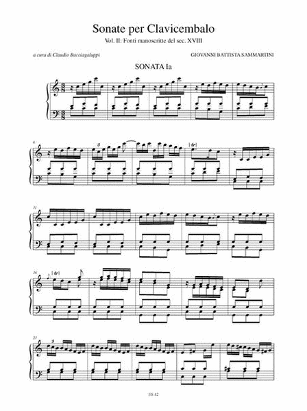 Sonatas for Harpsichord - Vol. 2: 18th century handwritten sources