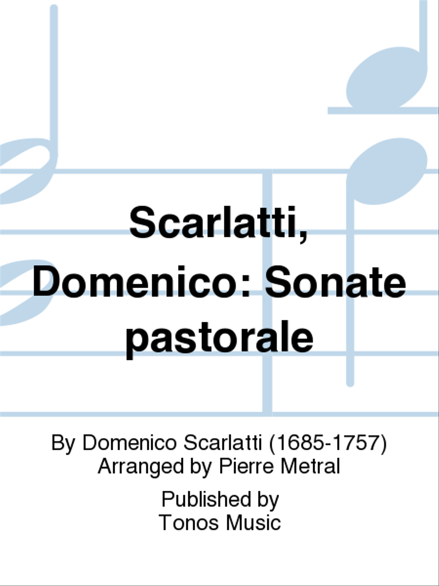 Scarlatti, Domenico: Sonate pastorale School and Community scores gallery preview page 1
