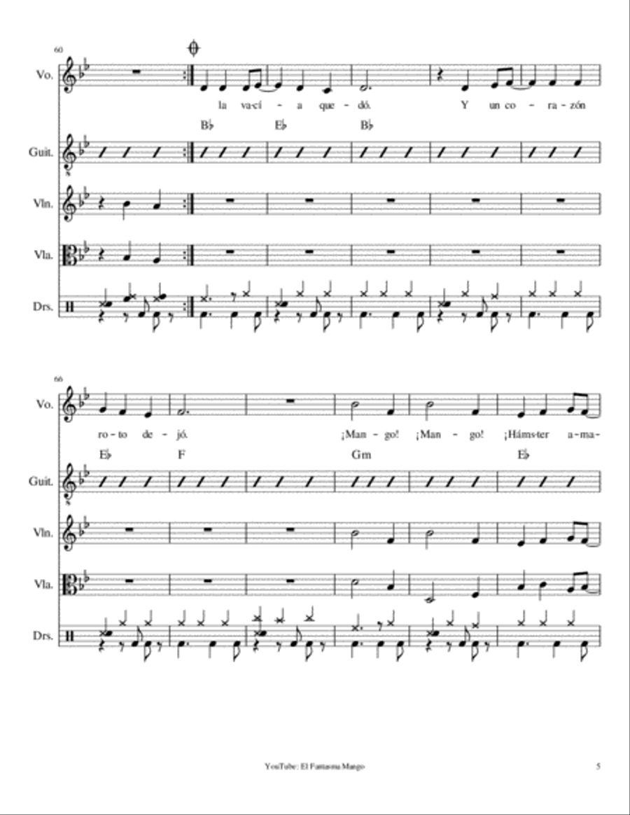 Jaula Vacía Large Ensemble scores gallery preview page 5
