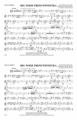 Big Noise from Winnetka: 1st B-flat Clarinet