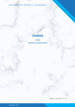 Book cover for CZARDAS - V. MONTI