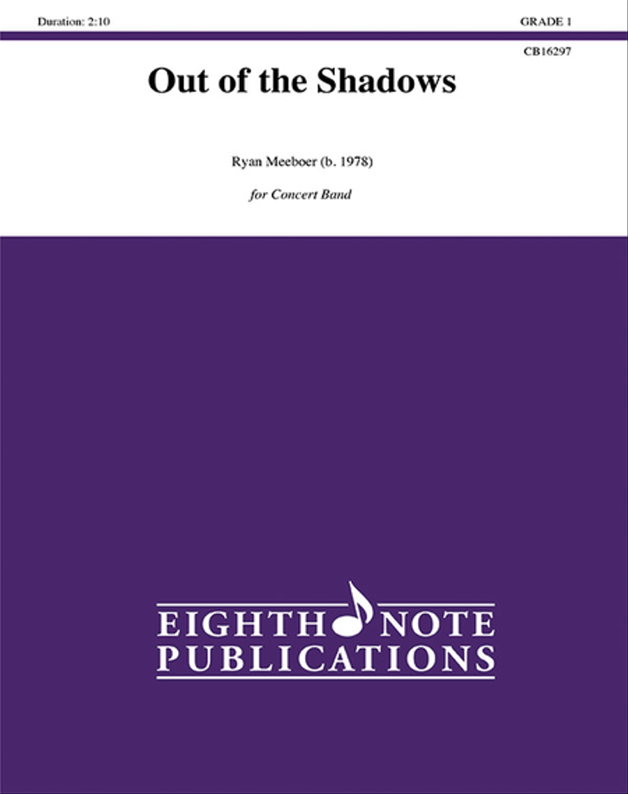 Out of the Shadows Concert Band scores gallery preview page 1