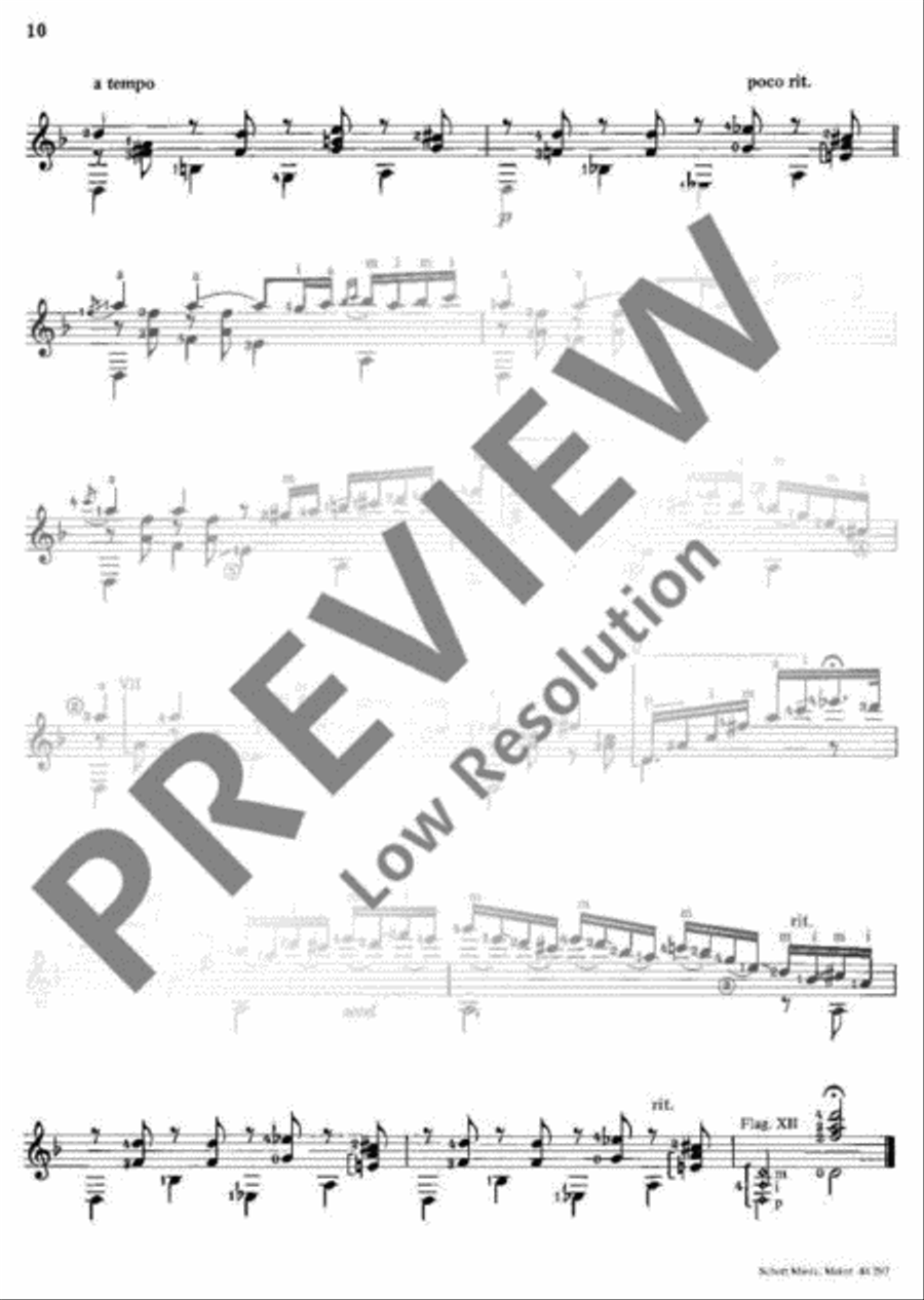 2 Spanish pieces Classical Guitar scores gallery preview page 11