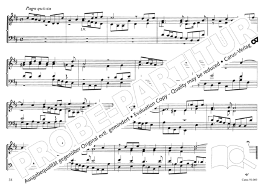 Musikalischer Blumenstrauss Organ Solo scores gallery preview page 41