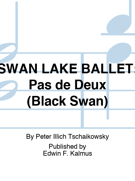 SWAN LAKE BALLET: Pas de Deux (Black Swan)