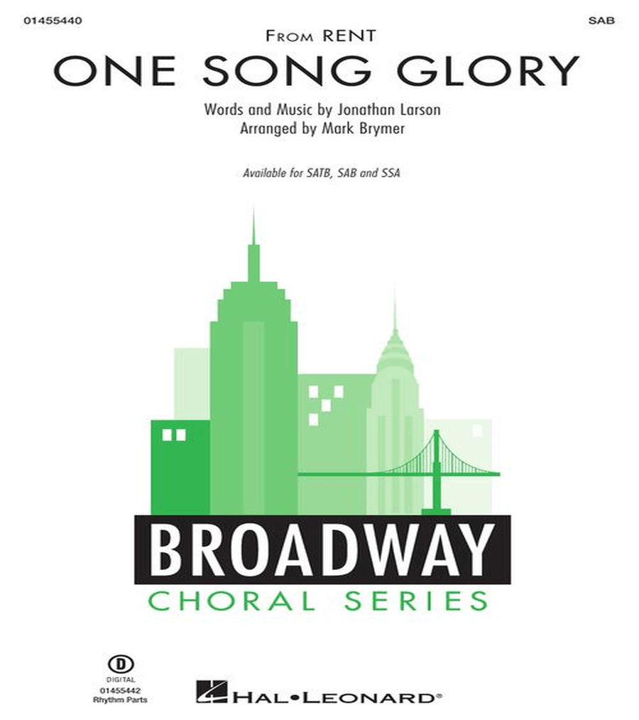 One Song Glory (from Rent) 3-Part scores gallery preview page 2