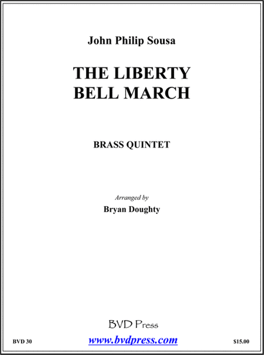 The Liberty Bell March Brass Quintet scores gallery preview page 1