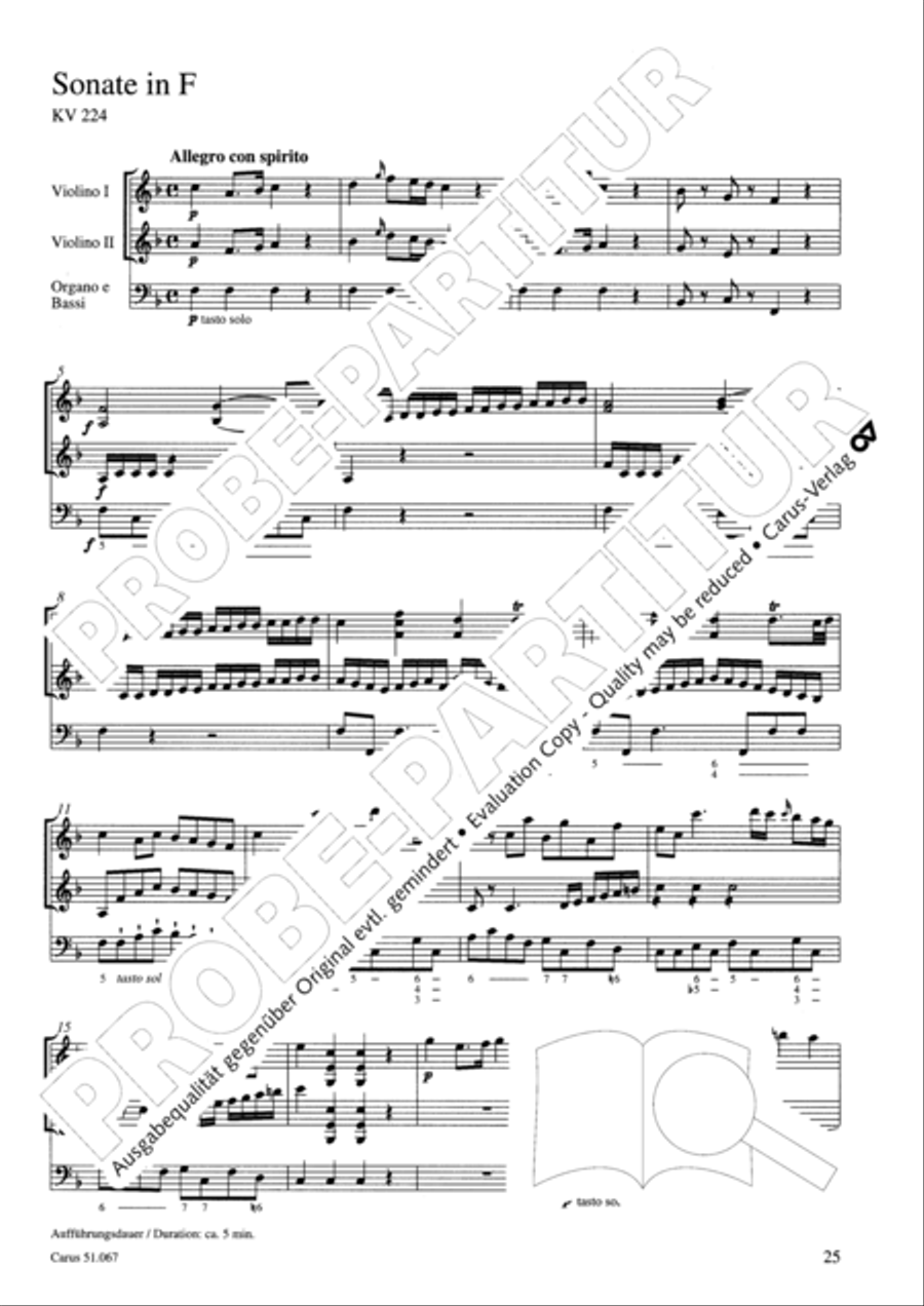 Church Sonatas Church Sonatas Collection / Songbook scores gallery preview page 26