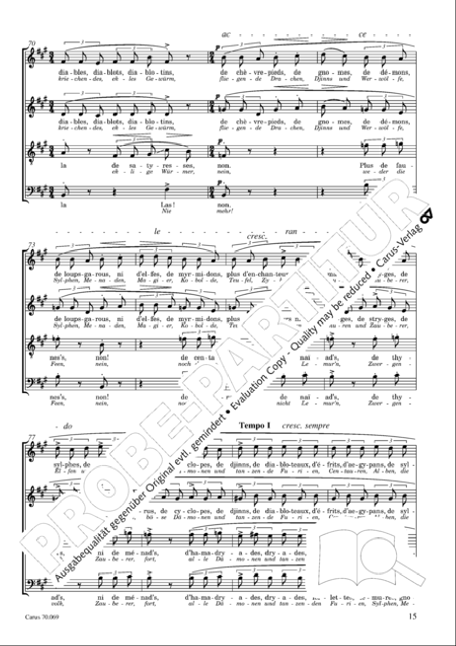 Ravel: Trois chansons Ravel: Trois chansons Choir scores gallery preview page 16