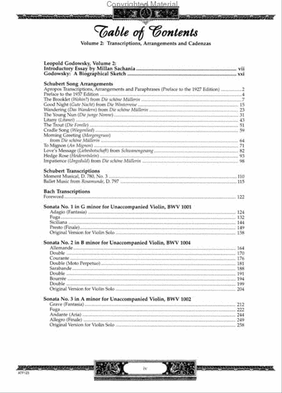 Godowsky Collection, Volume 2 -Transcriptions, Arrangements And Cadenzas Piano Solo scores gallery preview page 2