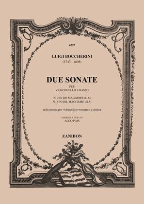 Book cover for Sonata n. 2 in Do magg. & Sonata n. 3 in Sol magg.