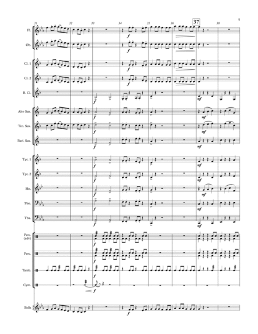 Legend - A piece for young concert band Concert Band scores gallery preview page 5