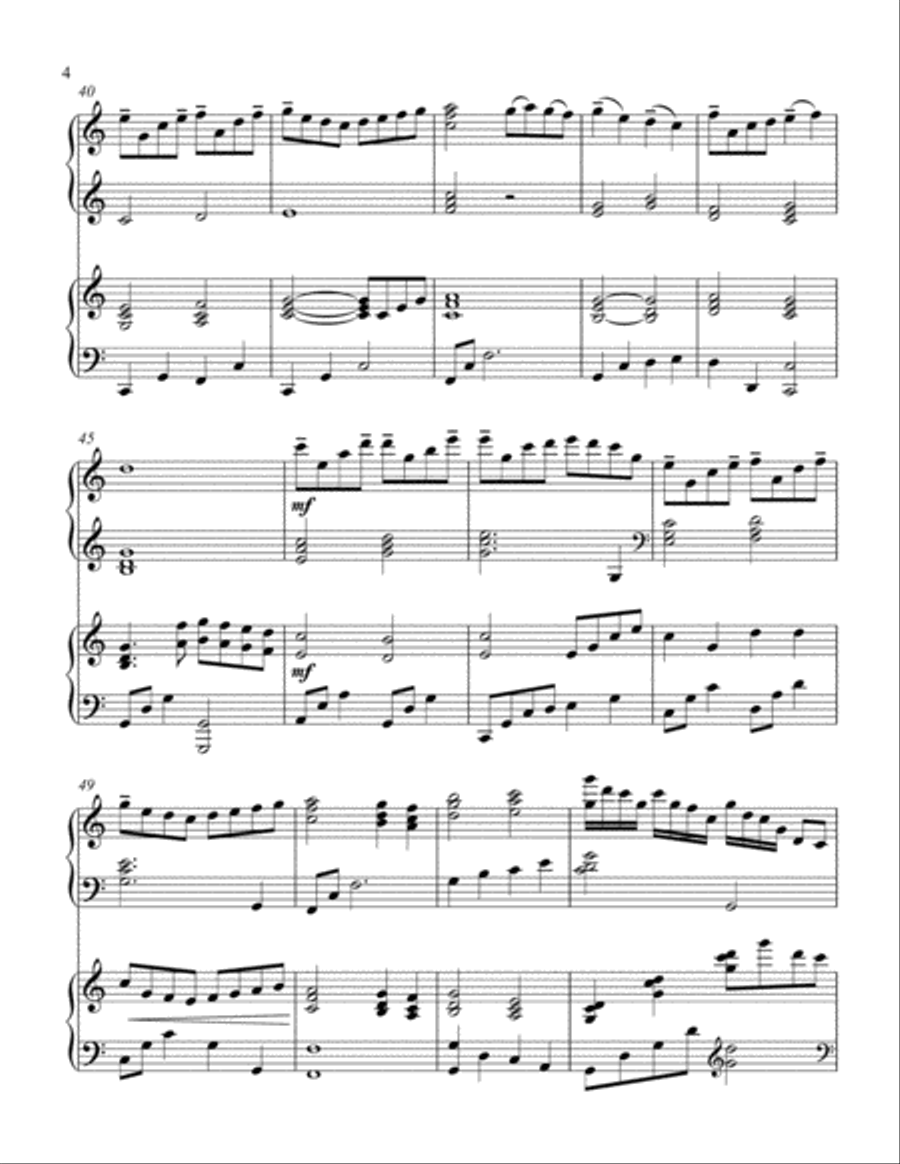 The Power Of The Cross (Oh To See The Dawn) 2 Pianos, 4-Hands scores gallery preview page 5