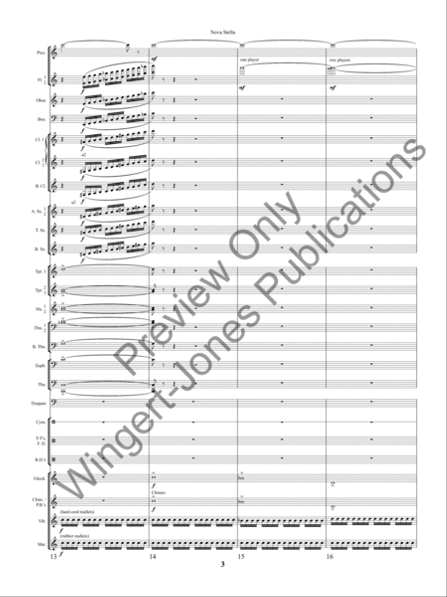 Nova Stella Concert Band scores gallery preview page 6