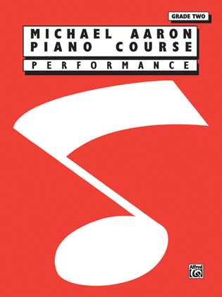 Book cover for Michael Aaron Piano Course Performance