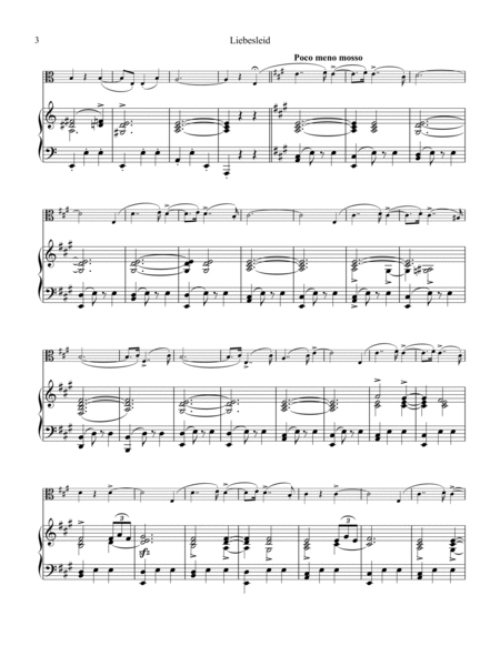 Liebesleid for viola and piano image number null