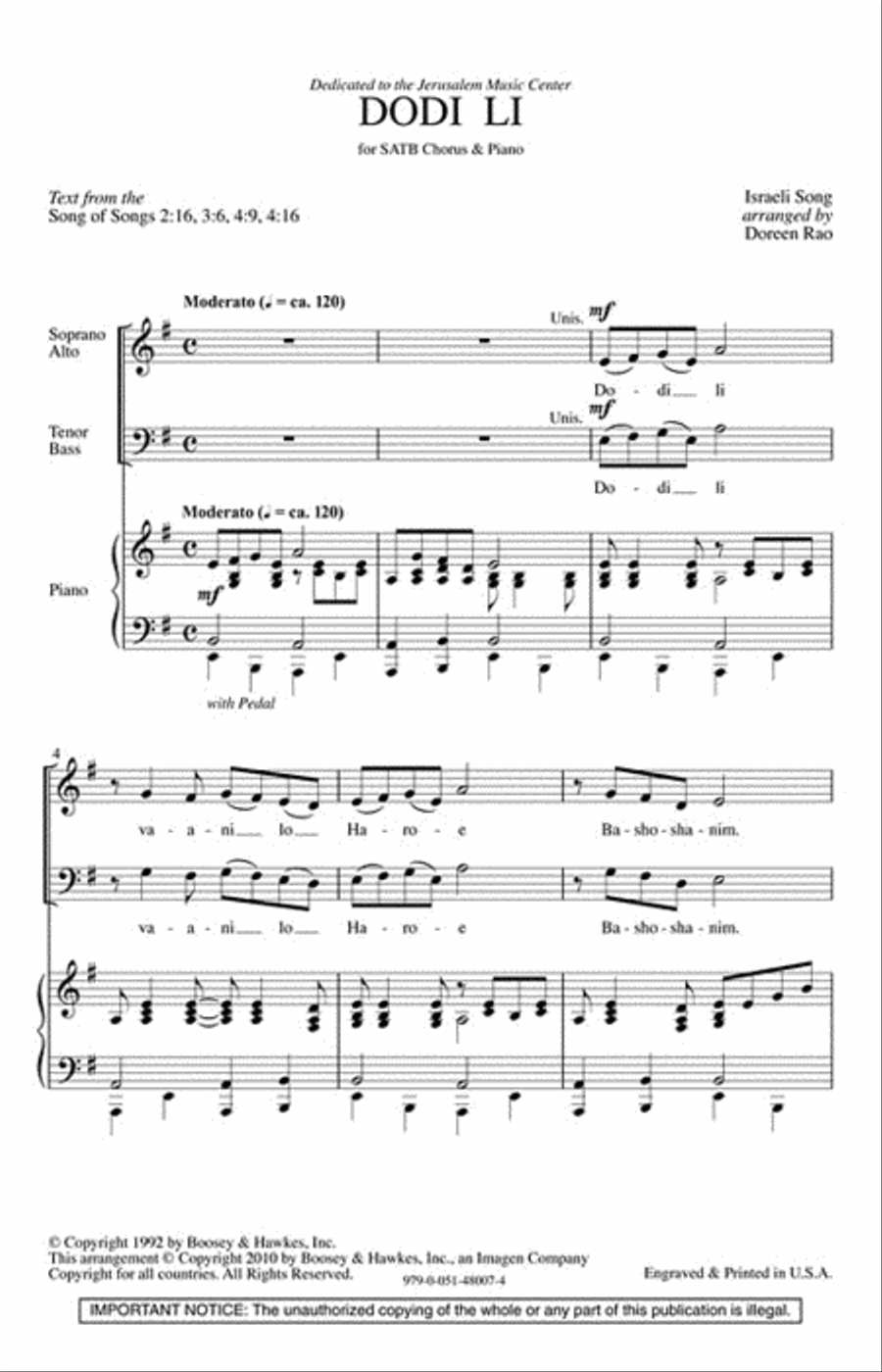 Dodi Li 4-Part scores gallery preview page 2
